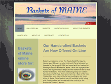 Tablet Screenshot of basketsofmaine.com